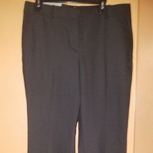 $129 ANN TAYLOR ANN BLACK 12 TALL TROUSER LEG NWT